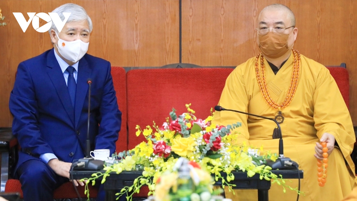 VFF leader congratulates Vietnam Buddhist Sangha on 40th anniversary